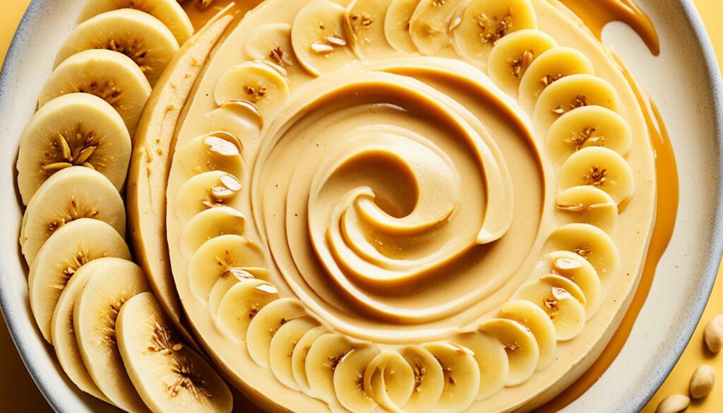 Erdnussbutter mit Banane